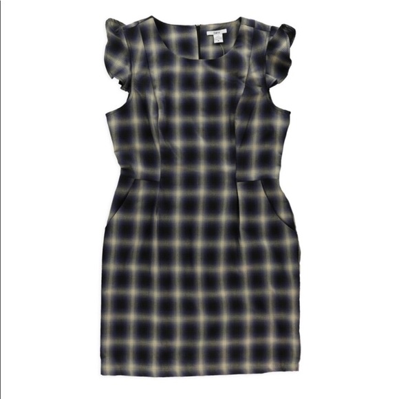 Bar III Dresses & Skirts - Closet closing 4/30 - Plaid dress WITH POCKETS!